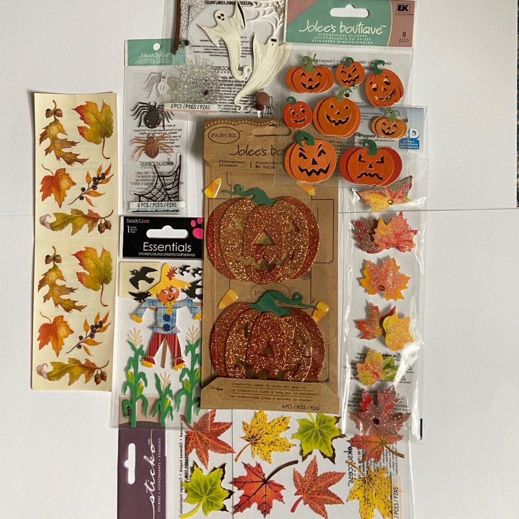Fall Stickers 3D  Flat All Brand New 55 Stickers